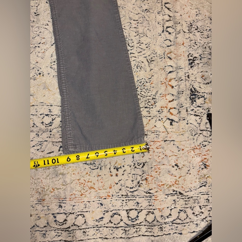 Vintage 70-80s Levis 513 Gray Corduroy Pants Size 32x32 Men Made USA Talon Zip - Picture 7 of 12